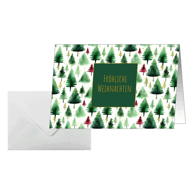 Sigel Weihnachts-Karte C6 250g 25+25 Stück Little Pines inkl. Umschläg Sigel Weihnachts-Karte C6 250g 25+25 Stück Little Pines inkl. Umschläg