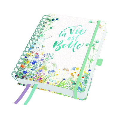Sigel Spiral-Kalender Jolie 2027 ca. A5 Summer Tangle 240 Seiten Sigel Spiral-Kalender Jolie 2027 ca. A5 Summer Tangle 240 Seiten