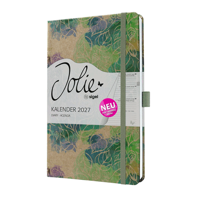 Sigel Wochenkalender Jolie 2027 Hardcover ca. A5 Dancing Leaves 174 Se Sigel Wochenkalender Jolie 2027 Hardcover ca. A5 Dancing Leaves 174 Se