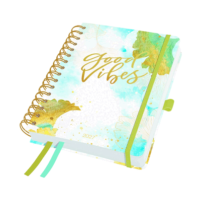 Sigel Spiral-Kalender Jolie 2027 ca. A5 Good Vibes 240 Seiten Sigel Spiral-Kalender Jolie 2027 ca. A5 Good Vibes 240 Seiten