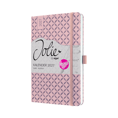 Sigel Wochenkalender Jolie 2027 Hardcover ca. A5 Pearl Rose 174 Seiten Sigel Wochenkalender Jolie 2027 Hardcover ca. A5 Pearl Rose 174 Seiten