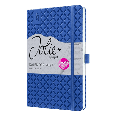 Sigel Wochenkalender Jolie 2027 Hardcover ca. A5 Indigo Blue 174 Seite Sigel Wochenkalender Jolie 2027 Hardcover ca. A5 Indigo Blue 174 Seite