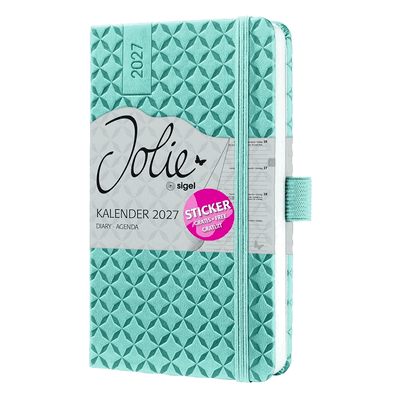 Sigel Wochenkalender Jolie 2027 Hardcover ca. A6 Sky Blue 174 Seiten Sigel Wochenkalender Jolie 2027 Hardcover ca. A6 Sky Blue 174 Seiten