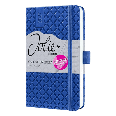 Sigel Wochenkalender Jolie 2027 Hardcover ca. A6 Indigo Blue 174 Seite Sigel Wochenkalender Jolie 2027 Hardcover ca. A6 Indigo Blue 174 Seite
