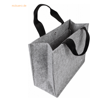 Sigel Desk Sharing Bag Classic M recycelter PET Filz 360x280x150mm dun Sigel Desk Sharing Bag Classic M recycelter PET Filz 360x280x150mm dun
