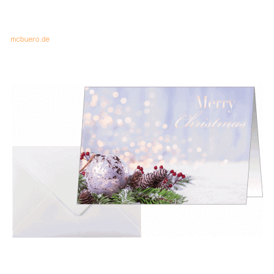 Sigel Weihnachtskarte A6 250g 25+25 Stück Charmful Christmas Sigel Weihnachtskarte A6 250g 25+25 Stück Charmful Christmas