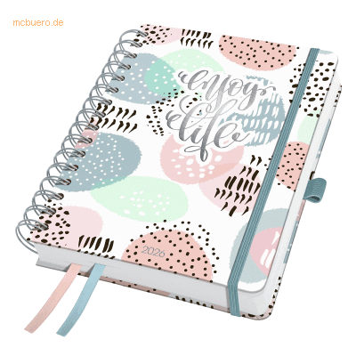 Sigel Spiral-Kalender Jolie ca. A5 Rose Inspiration 2026 Sigel Spiral-Kalender Jolie ca. A5 Rose Inspiration 2026