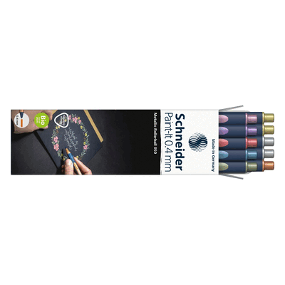 Schneider Metallic Rollerball Paint-It 050 0.4mm sortiert Box 10 Stück Schneider Metallic Rollerball Paint-It 050 0.4mm sortiert Box 10 Stück