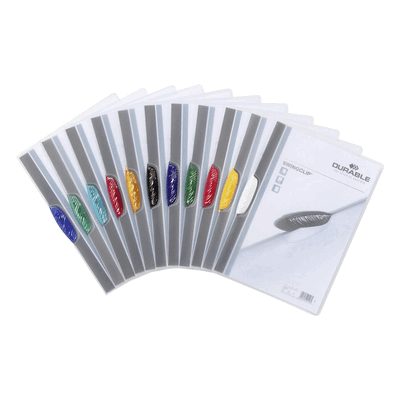25 x Durable Klemm-Mappe SWINGCLIP für 30 Blatt transparentes Deckblat 25 x Durable Klemm-Mappe SWINGCLIP für 30 Blatt transparentes Deckblat