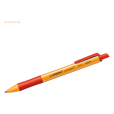 STABILO pointball Rot Umweltfreundliche CO2-neutrale Kugelschreiber - 6 Farben STABILO pointball Rot Umweltfreundliche CO2-neutrale Kugelschreiber - 6 Farben