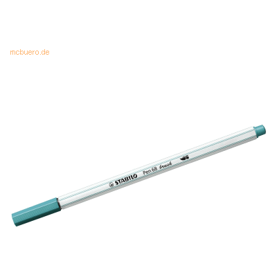 STABILO Pen 68 Pinsel - Textmarker in Türkisblau - Handlettering STABILO Pen 68 Pinsel - Textmarker in Türkisblau - Handlettering