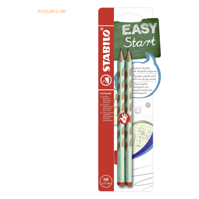 10 x Stabilo Dreikant-Bleistift Easygraph Pastel Edition pastellgrün B 10 x Stabilo Dreikant-Bleistift Easygraph Pastel Edition pastellgrün B