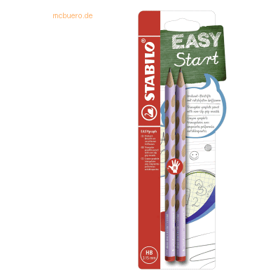10 x Stabilo Dreikant-Bleistift Easygraph Pastel Edition pastelllila B 10 x Stabilo Dreikant-Bleistift Easygraph Pastel Edition pastelllila B