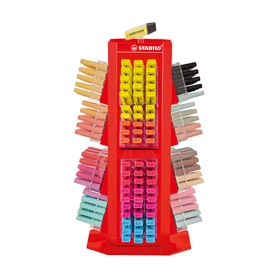 Stabilo Textmarker BOSS ORIGINAL Rotating Tower 240 Stück/30 Farben Stabilo Textmarker BOSS ORIGINAL Rotating Tower 240 Stück/30 Farben