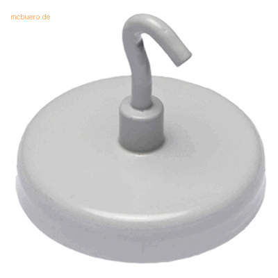 5 x Alco Hakenmagnet Metall 36mm TG 8000 g weiß 5 x Alco Hakenmagnet Metall 36mm TG 8000 g weiß