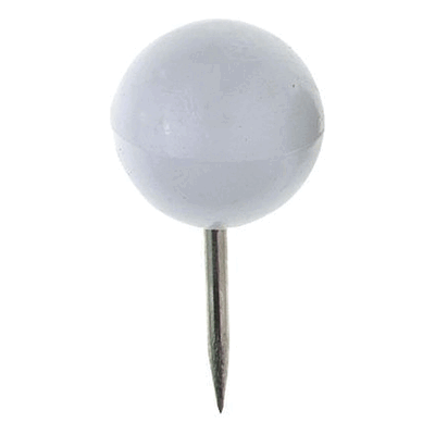 10 x Alco Landkartennadeln 10mm VE=20 Stück weiß 10 x Alco Landkartennadeln 10mm VE=20 Stück weiß