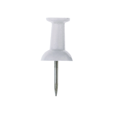 10 x Alco Pinnwandnadel 7,5mm weiß VE=40 Stück 10 x Alco Pinnwandnadel 7,5mm weiß VE=40 Stück