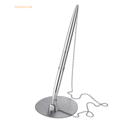 Alco Kugelschreiberständer Metall Kette 55cm silber Alco Kugelschreiberständer Metall Kette 55cm silber