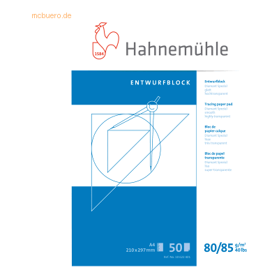 Hahnemühle Skizzenblock FineArt 10622401 DIN A4 80/85g 50 Blatt Hahnemühle Skizzenblock FineArt 10622401 DIN A4 80/85g 50 Blatt