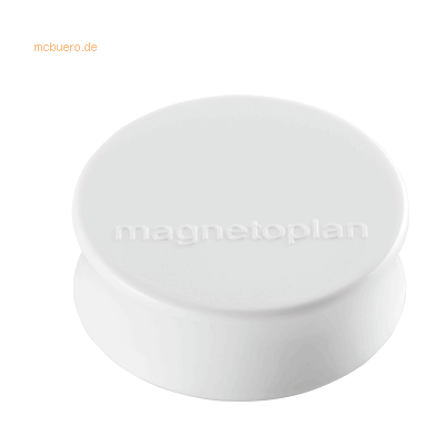 Magnetoplan Magnet Ergo Large 1665000 34mm weiß 10 Stück Magnetoplan Magnet Ergo Large 1665000 34mm weiß 10 Stück