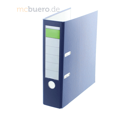 20 x k.A. Ordner A4 PP grüner Balken 80mm blau 20 x k.A. Ordner A4 PP grüner Balken 80mm blau