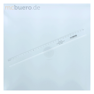 Standardgraph Massstab Lineal Kunststoff glasklar 30cm - Lineal Standardgraph Massstab Lineal Kunststoff glasklar 30cm - Lineal