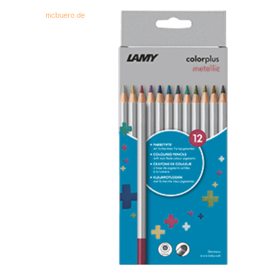 Lamy Buntstift colorplus 1235192 metallic sortiert 12 Stück Lamy Buntstift colorplus 1235192 metallic sortiert 12 Stück