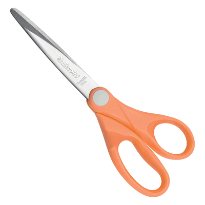 5 x Esselte Schere Colour'Ice Stahl 18cm apricot 5 x Esselte Schere Colour'Ice Stahl 18cm apricot