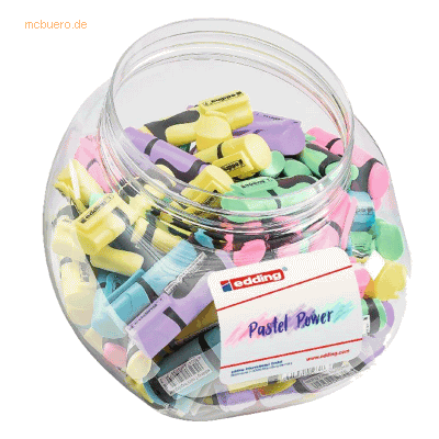 edding Textmarker Mini 7 4-52211 pastell sortiert 100 Stück edding Textmarker Mini 7 4-52211 pastell sortiert 100 Stück