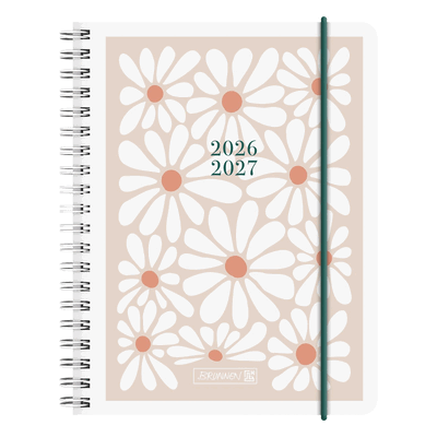 Brunnen Schülerkalender A6 1 Woche/2 Seiten Daisy 2026/2027 Brunnen Schülerkalender A6 1 Woche/2 Seiten Daisy 2026/2027