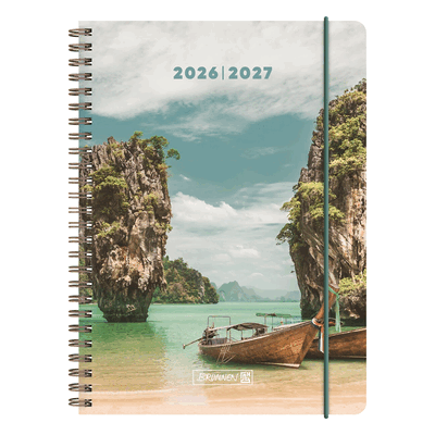 Brunnen Schülerkalender A5 1 Tag/Seite Tropical 2026/2027 Brunnen Schülerkalender A5 1 Tag/Seite Tropical 2026/2027