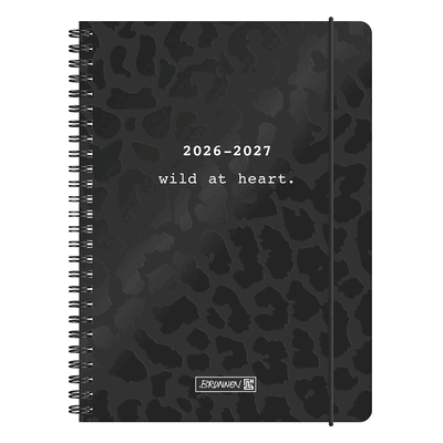 Brunnen Schülerkalender A5 1 Tag/Seite Black 2026/2027 Brunnen Schülerkalender A5 1 Tag/Seite Black 2026/2027
