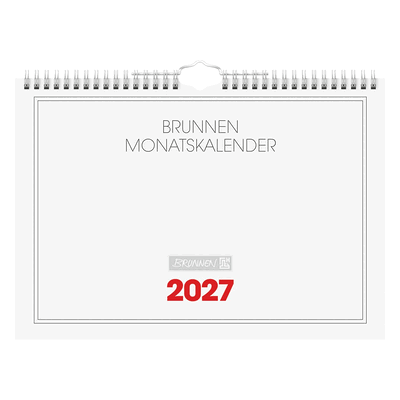 Brunnen Monatskalender Modell 701 A4 quer 2027 Brunnen Monatskalender Modell 701 A4 quer 2027