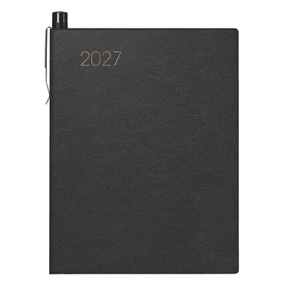 Brunnen Taschenkalender 713 7,2x10,2cm 1 Woche/2 Seiten Leder schwarz Brunnen Taschenkalender 713 7,2x10,2cm 1 Woche/2 Seiten Leder schwarz