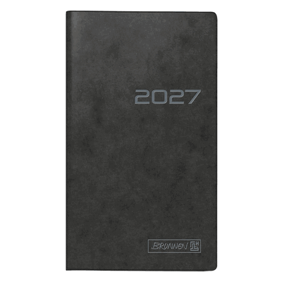 Brunnen Taschenkalender 758 8,7x15,3cm 1 Woche/Seite Karton schwarz 20 Brunnen Taschenkalender 758 8,7x15,3cm 1 Woche/Seite Karton schwarz 20