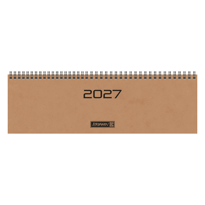 Brunnen Querkalender 777 32,6x10,2cm 1 Woche/2 Seiten Karton braun 202 Brunnen Querkalender 777 32,6x10,2cm 1 Woche/2 Seiten Karton braun 202