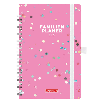 Brunnen Familienplaner A5 1 Woche/2 Seiten Grafik-Einband Confetti 202 Brunnen Familienplaner A5 1 Woche/2 Seiten Grafik-Einband Confetti 202