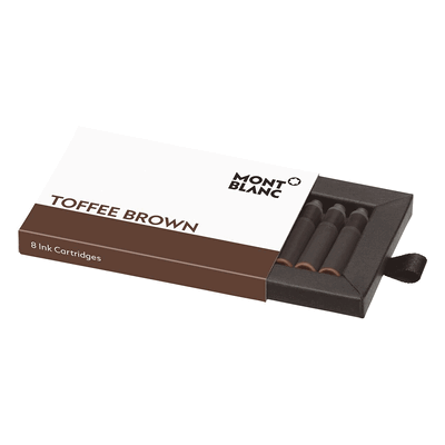 Montblanc Tintenpatrone - 8 Stück toffee brown. Montblanc Tintenpatrone - 8 Stück toffee brown.