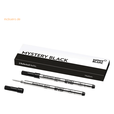 Montblanc Tintenrollermine 128231 mystery black M schwarz 2 Stück Montblanc Tintenrollermine 128231 mystery black M schwarz 2 Stück
