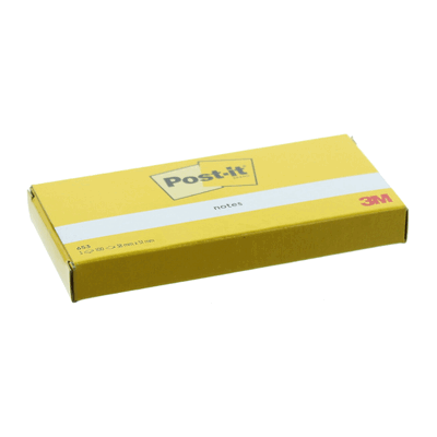 Post-it Haftnotizblock 38 x 51 mm gelb 3x 100 Blatt Post-it Haftnotizblock 38 x 51 mm gelb 3x 100 Blatt