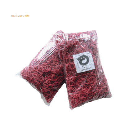 WIHEDÜ Gummiring 500.016 20mm rot 1.000g WIHEDÜ Gummiring 500.016 20mm rot 1.000g