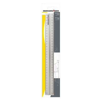 5 x Eberhard Faber Aluminiumlineal - 30 cm. 5 x Eberhard Faber Aluminiumlineal - 30 cm.