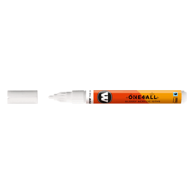 Molotow Acrylmarker One4All Glossy 127HS #251 weiß glanz Molotow Acrylmarker One4All Glossy 127HS #251 weiß glanz