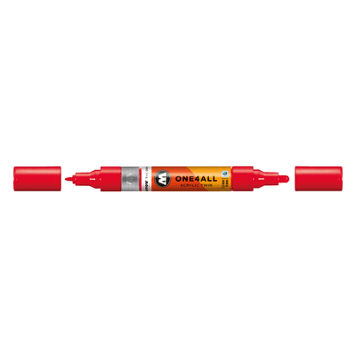 Molotow Acrylmarker One4All Twin 1,5mm/4mm MAD C kirschrot Molotow Acrylmarker One4All Twin 1,5mm/4mm MAD C kirschrot