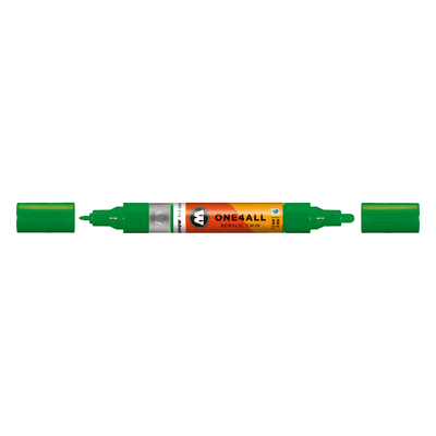 Molotow Acrylmarker One4All Twin 1,5mm/4mm kleegrün Molotow Acrylmarker One4All Twin 1,5mm/4mm kleegrün