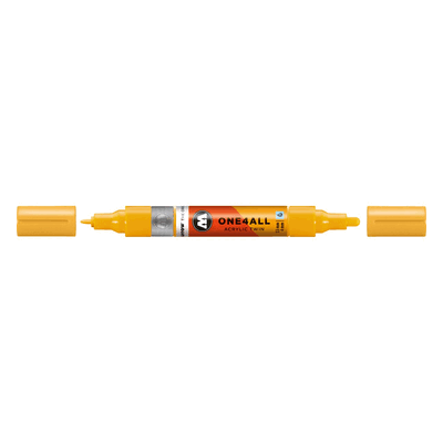 Molotow Acrylmarker One4All Twin 1,5mm/4mm senfgelb Molotow Acrylmarker One4All Twin 1,5mm/4mm senfgelb