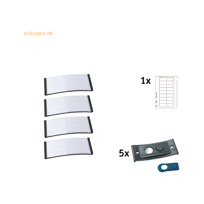 badgepoint Namensschild polar POL30MA02-5DR 70x30mm anthrazit 5 Stück badgepoint Namensschild polar POL30MA02-5DR 70x30mm anthrazit 5 Stück