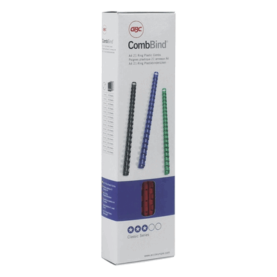 GBC Binderücken ibiCombs 6mm 21 Ringe rot VE=100 Stück GBC Binderücken ibiCombs 6mm 21 Ringe rot VE=100 Stück
