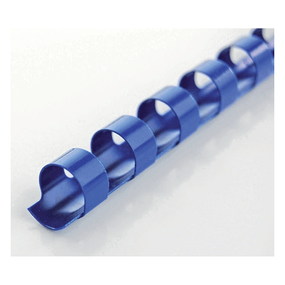 GBC Binderücken ibiCombs 8mm 21 Ringe blau VE=100 Stück GBC Binderücken ibiCombs 8mm 21 Ringe blau VE=100 Stück