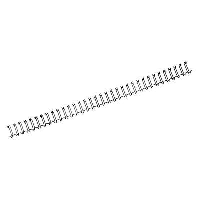 GBC Drahtbinderücken 11mm 34 Ringe Teilung 3:1 schwarz VE=100 Stück GBC Drahtbinderücken 11mm 34 Ringe Teilung 3:1 schwarz VE=100 Stück